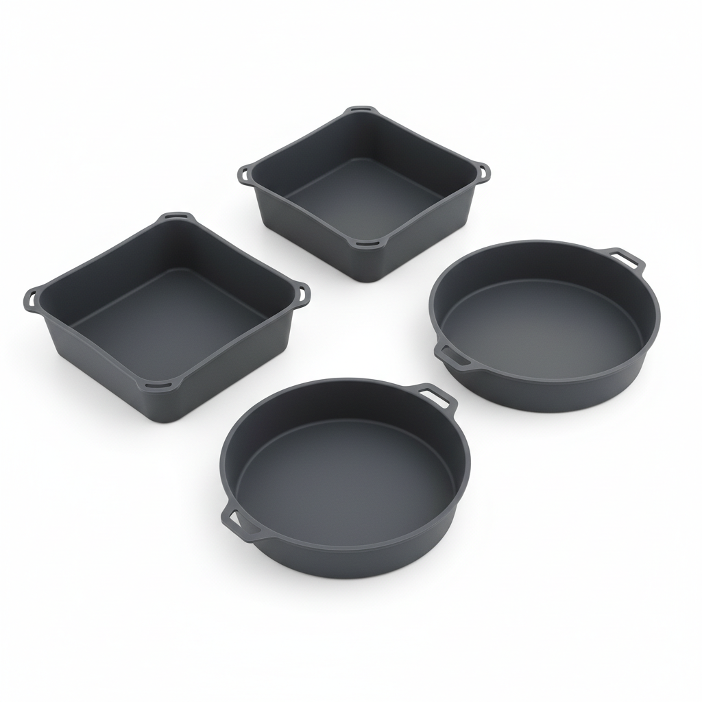 Air Fryer Liners Reusable Silicone Set of 4 - product image Air Fryer Liners Reusable Silicone Set of 4 - product image