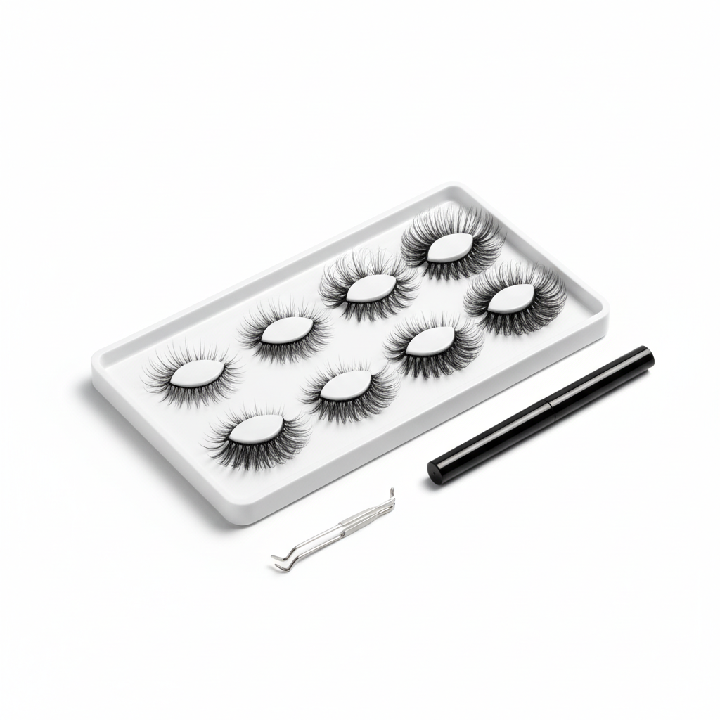 Magnetic Eyelashes Kit with Liquid Eyeliner - product image Magnetic Eyelashes Kit with Liquid Eyeliner - product image