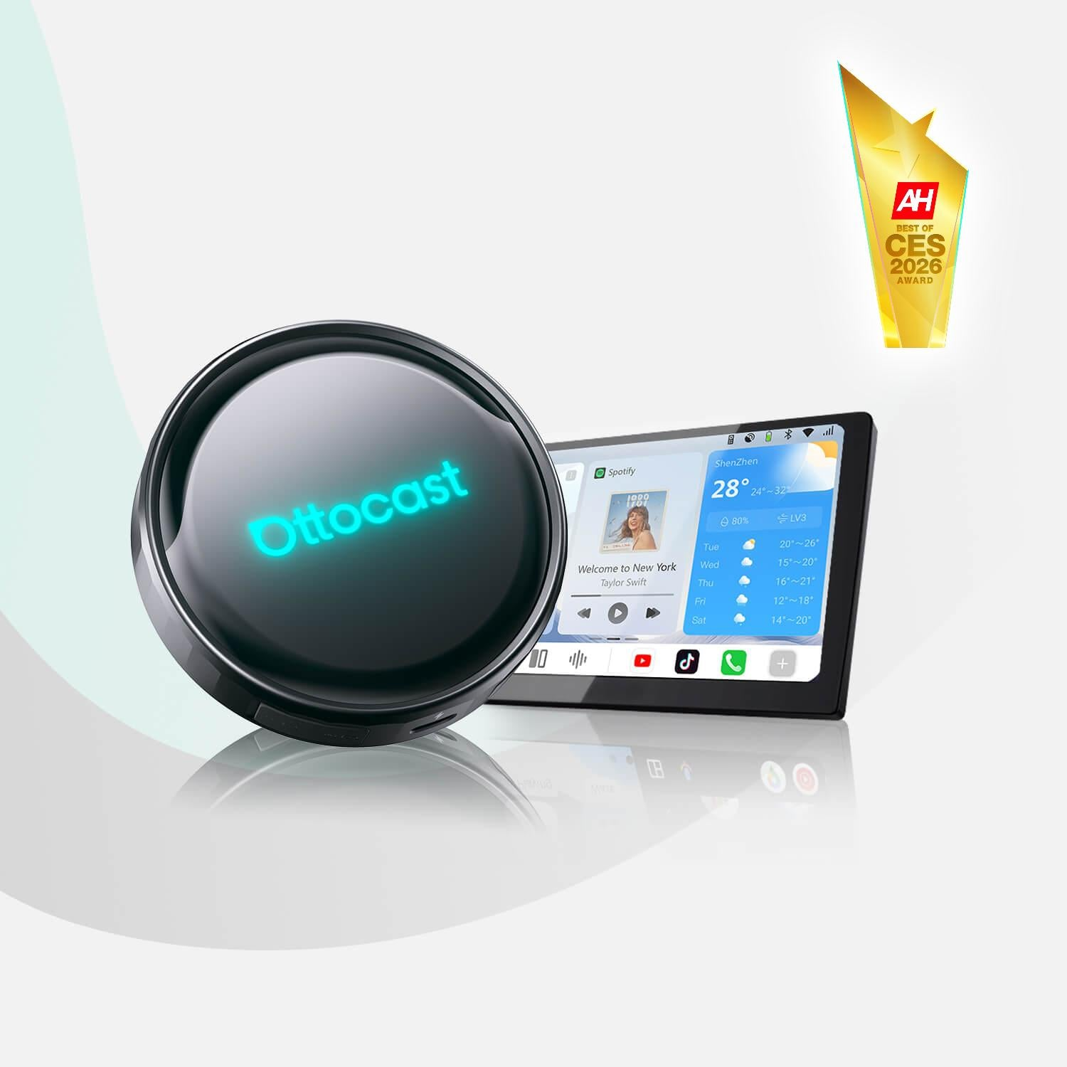 so-opp-001-main Ottocast P3 Pro Wireless CarPlay AI Box with 4G LTE Netflix YouTube Streaming UK - Main